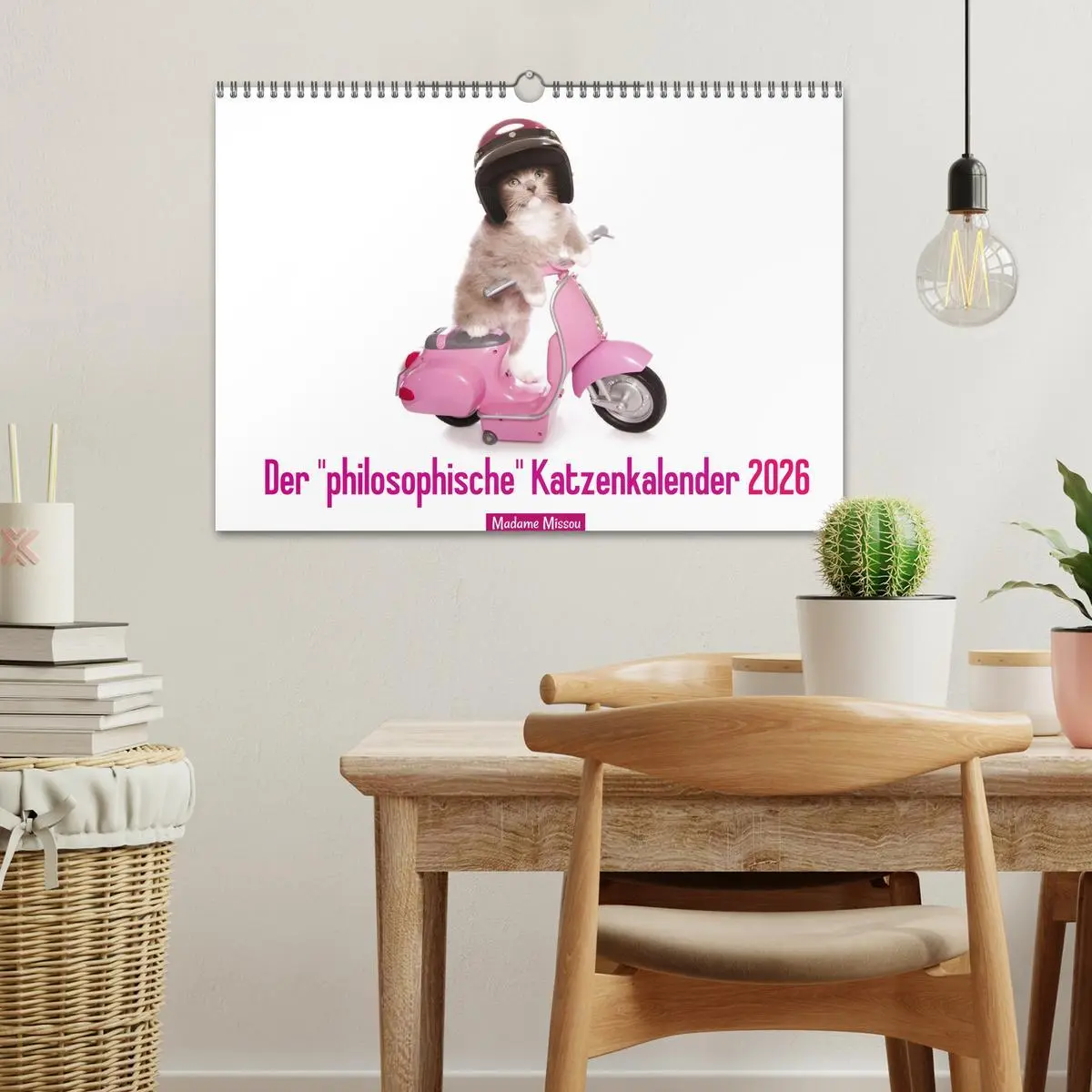 Bild: 9783516069297 | Der "philosophische" Katzenkalender 2026 (Wandkalender 2026 DIN A3...