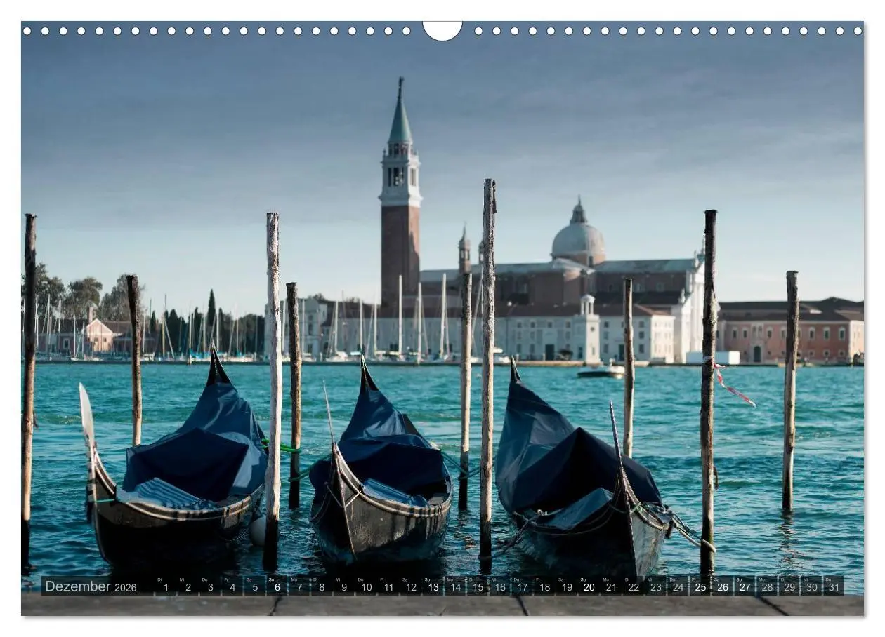 Bild: 9783516139297 | Venedig - Zauber der Lagunenstadt (Wandkalender 2026 DIN A3 quer),...