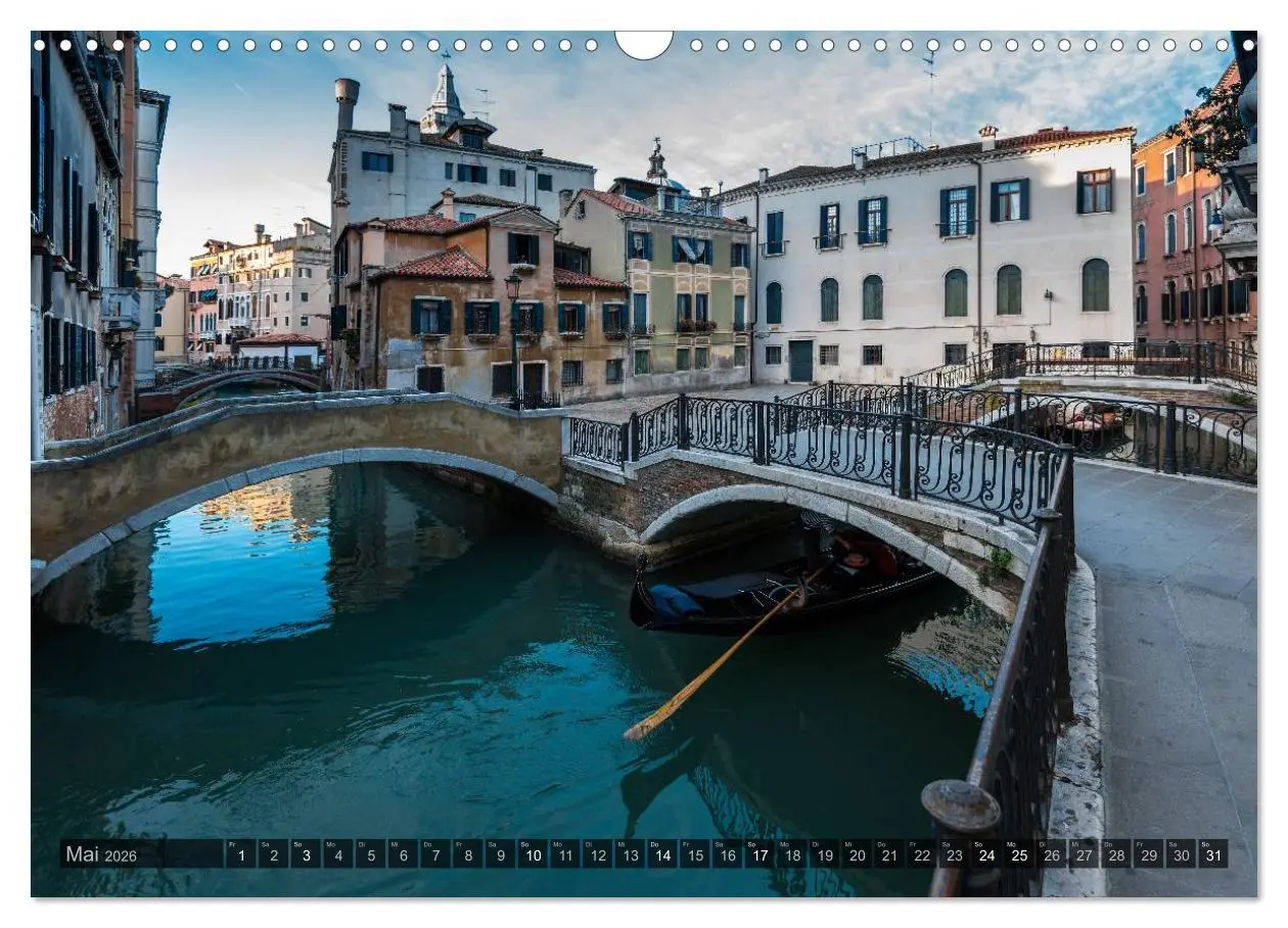 Bild: 9783516139297 | Venedig - Zauber der Lagunenstadt (Wandkalender 2026 DIN A3 quer),...