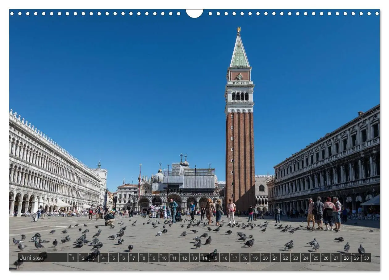 Bild: 9783516139297 | Venedig - Zauber der Lagunenstadt (Wandkalender 2026 DIN A3 quer),...