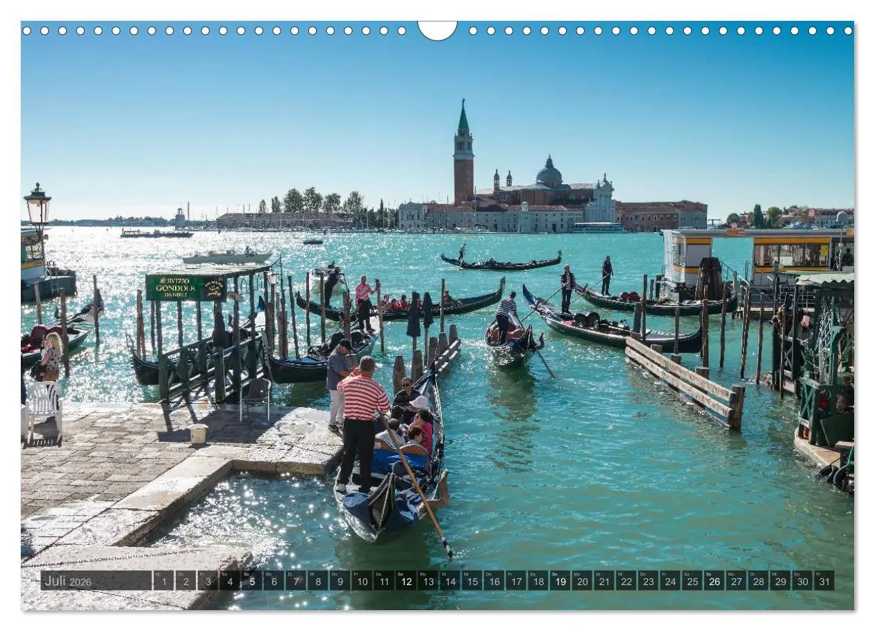 Bild: 9783516139297 | Venedig - Zauber der Lagunenstadt (Wandkalender 2026 DIN A3 quer),...