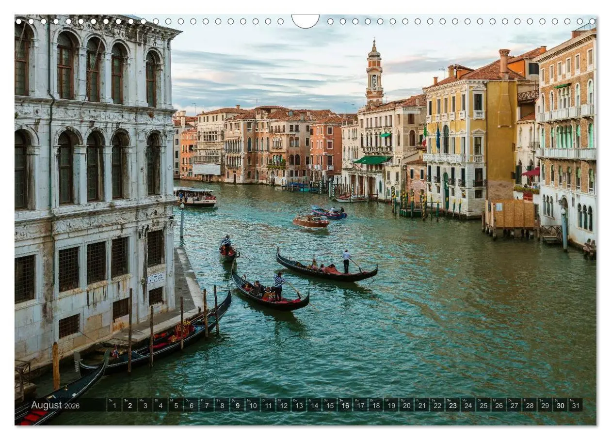 Bild: 9783516139297 | Venedig - Zauber der Lagunenstadt (Wandkalender 2026 DIN A3 quer),...