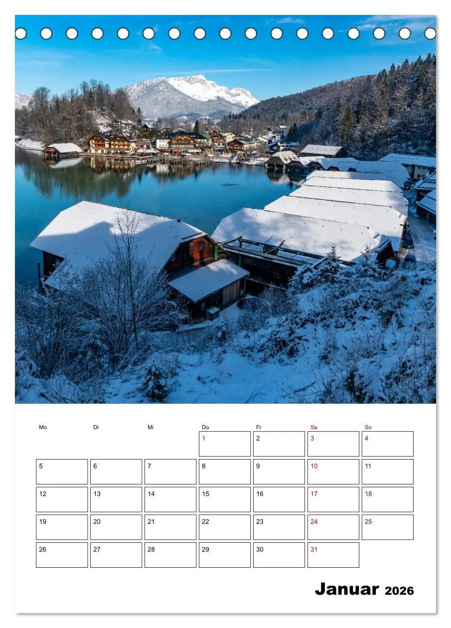 Bild: 9783516379297 | Mein Berchtesgadener Land (Tischkalender 2026 DIN A5 hoch),...