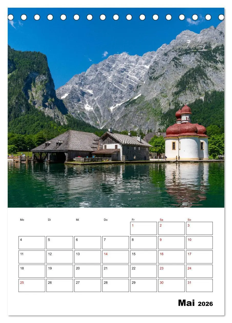 Bild: 9783516379297 | Mein Berchtesgadener Land (Tischkalender 2026 DIN A5 hoch),...