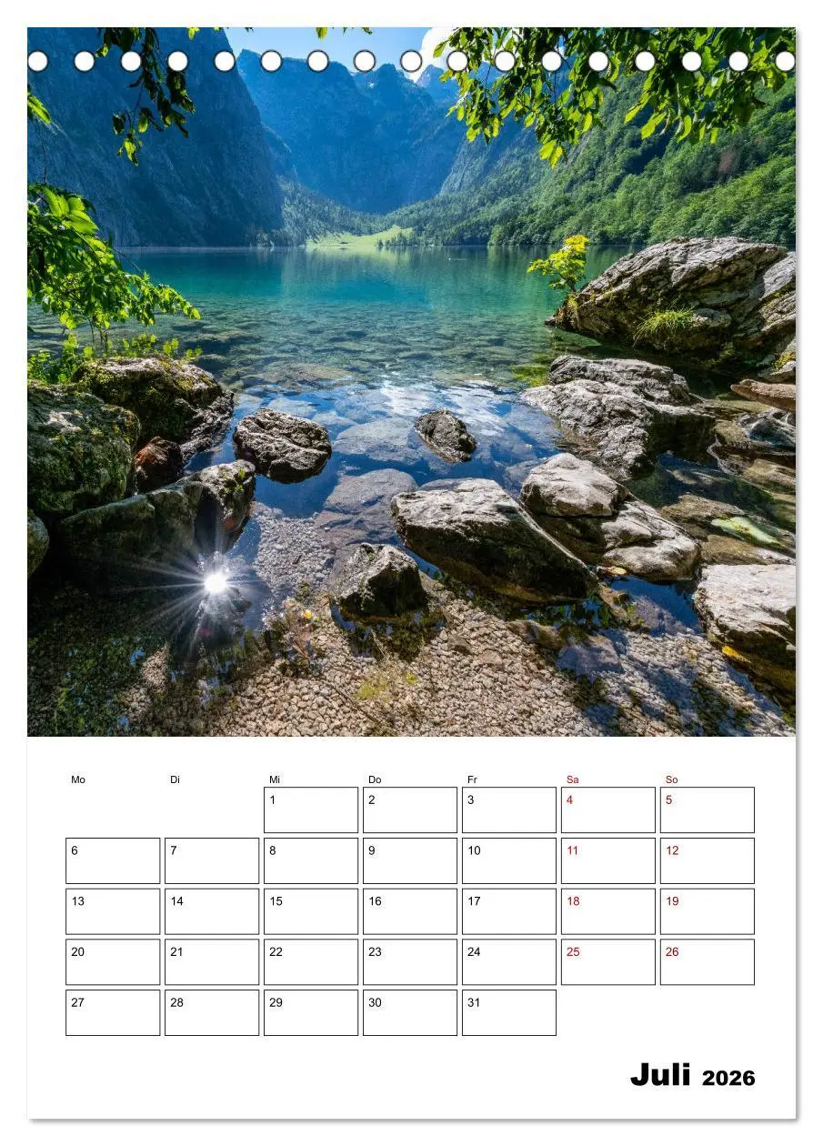 Bild: 9783516379297 | Mein Berchtesgadener Land (Tischkalender 2026 DIN A5 hoch),...