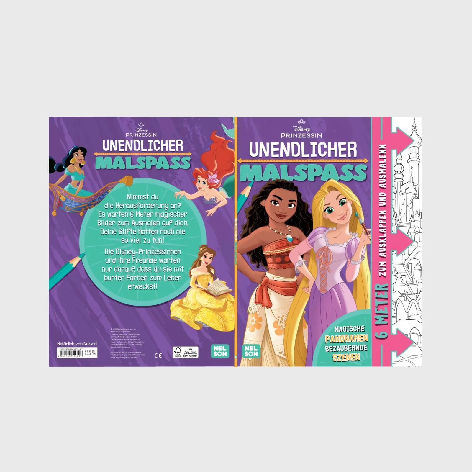 Bild: 9783845129297 | Disney Prinzessin: Unendlicher Malspaß | Taschenbuch | 28 S. | Deutsch