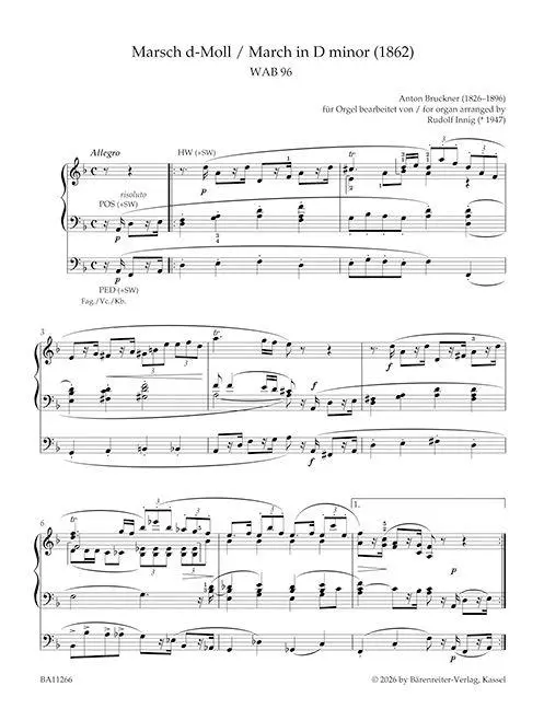Bild: 9790006579297 | Frühe Orchesterwerke -Marsch d-Moll / Drei Orchesterstücke /...