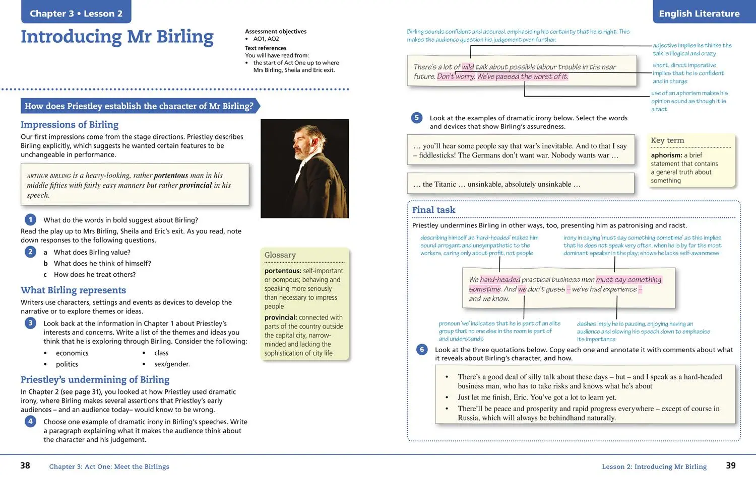 Bild: 9780008249397 | Aqa GCSE (9-1) English Literature and Language - An Inspector Calls