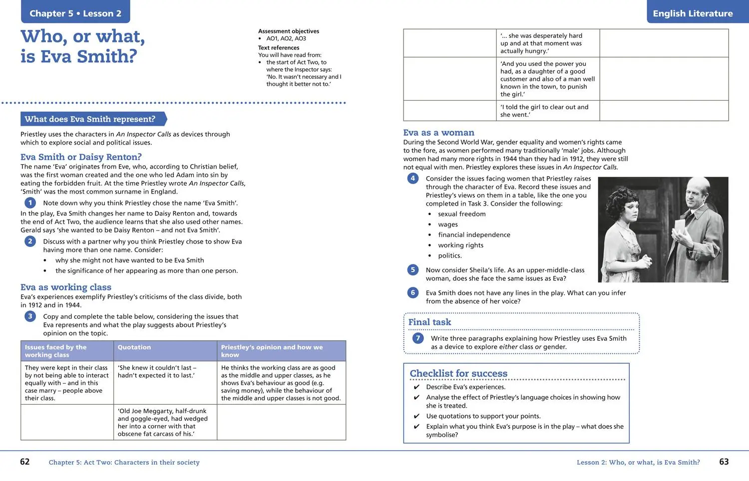 Bild: 9780008249397 | Aqa GCSE (9-1) English Literature and Language - An Inspector Calls