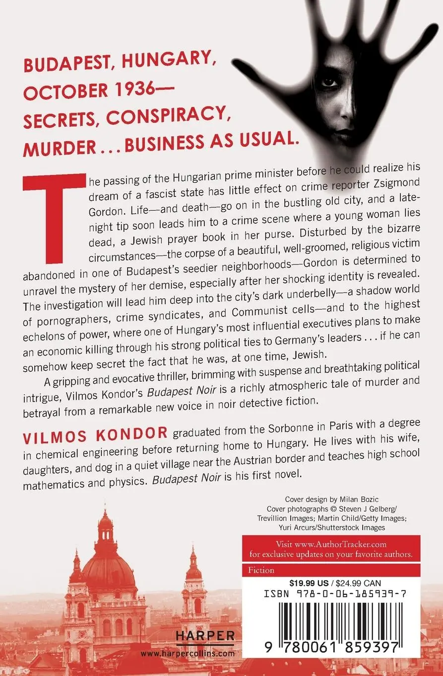 Rückseite: 9780061859397 | Budapest Noir | Vilmos Kondor | Taschenbuch | Kartoniert / Broschiert