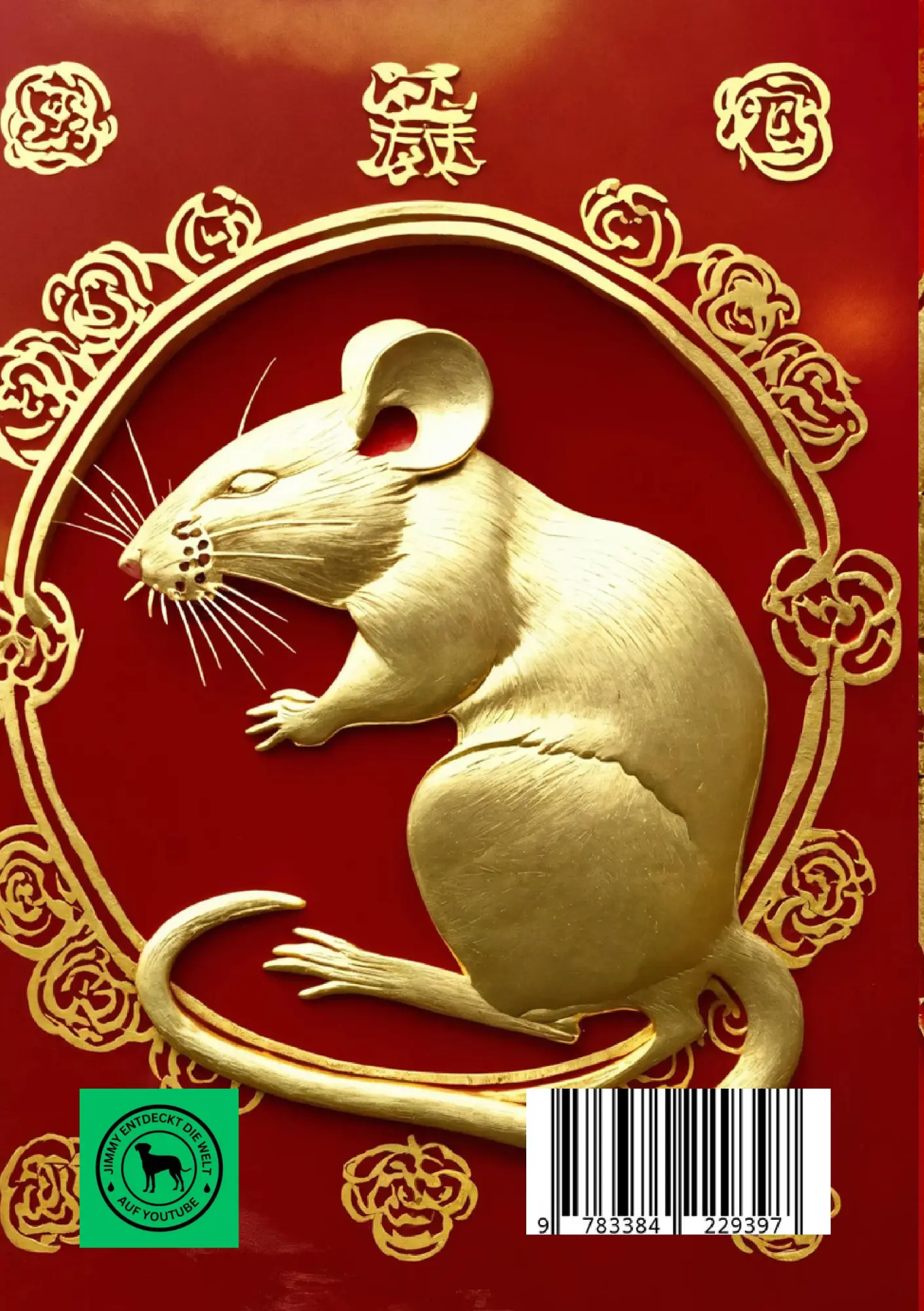 Rückseite: 9783384229397 | Tagebuch / Notizbuch Chinesische Tierkreis Ratte | Willi Meinecke