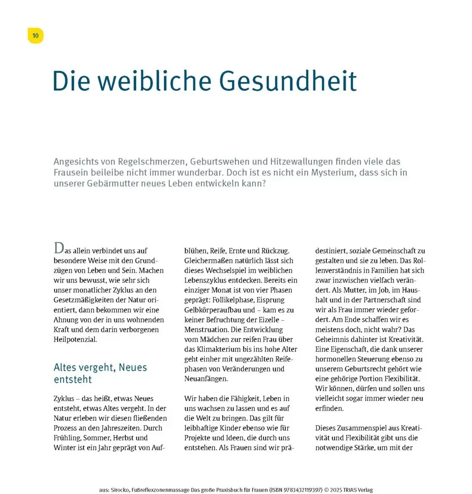 Bild: 9783432119397 | Fußreflexzonenmassage - Das große Praxisbuch für Frauen | Taschenbuch
