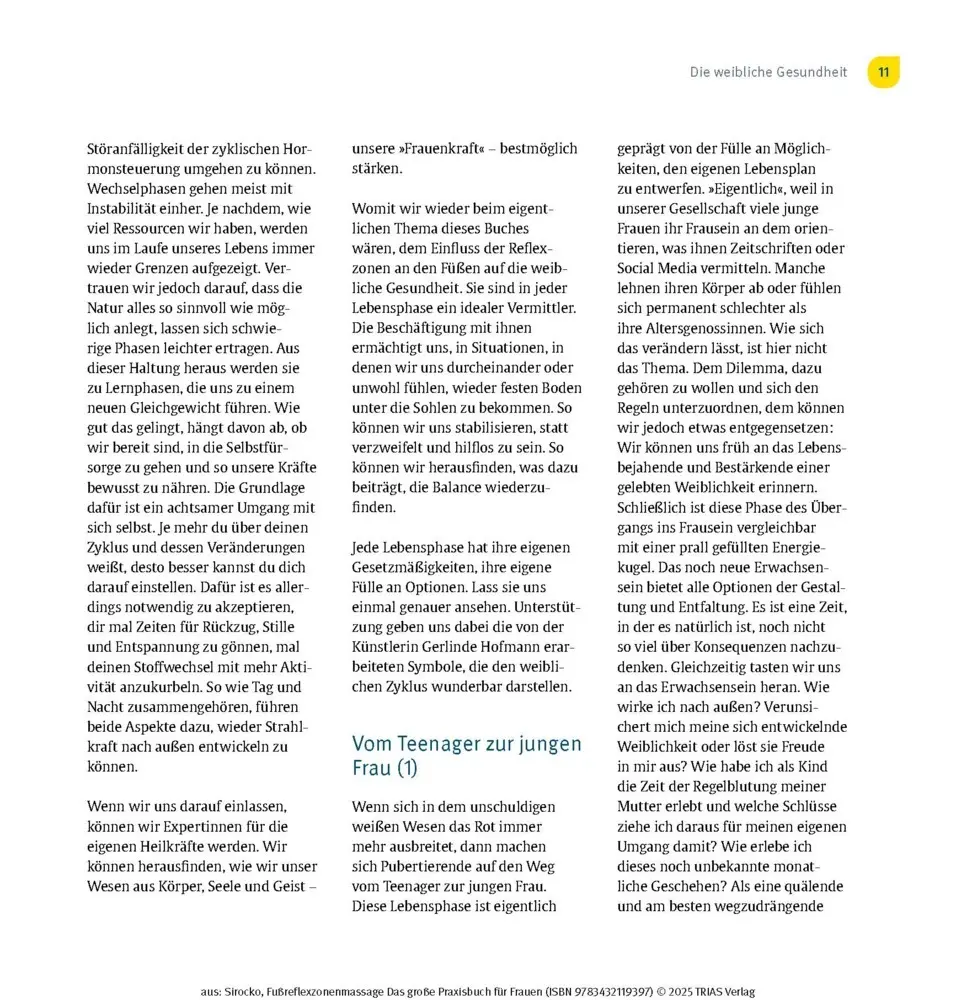 Bild: 9783432119397 | Fußreflexzonenmassage - Das große Praxisbuch für Frauen | Taschenbuch