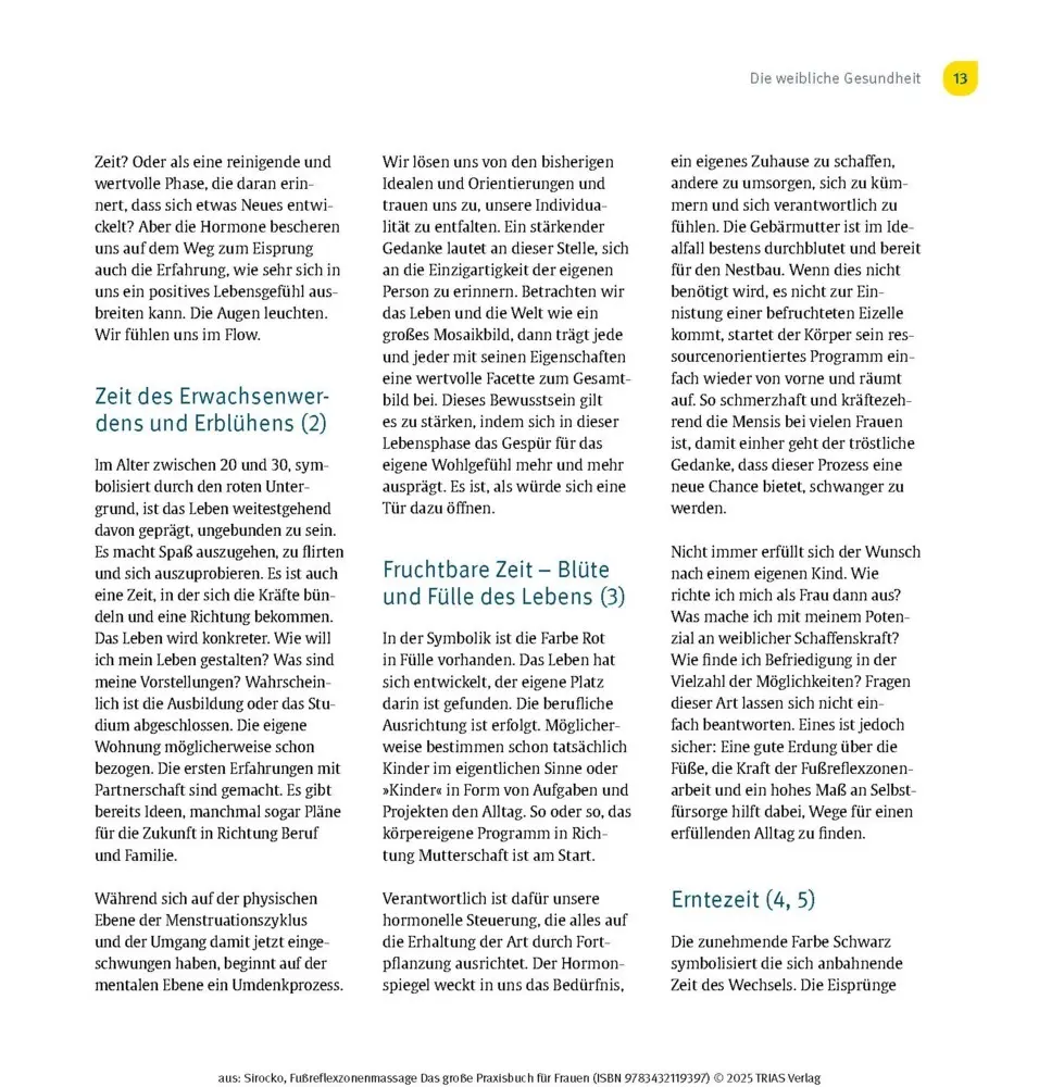 Bild: 9783432119397 | Fußreflexzonenmassage - Das große Praxisbuch für Frauen | Taschenbuch