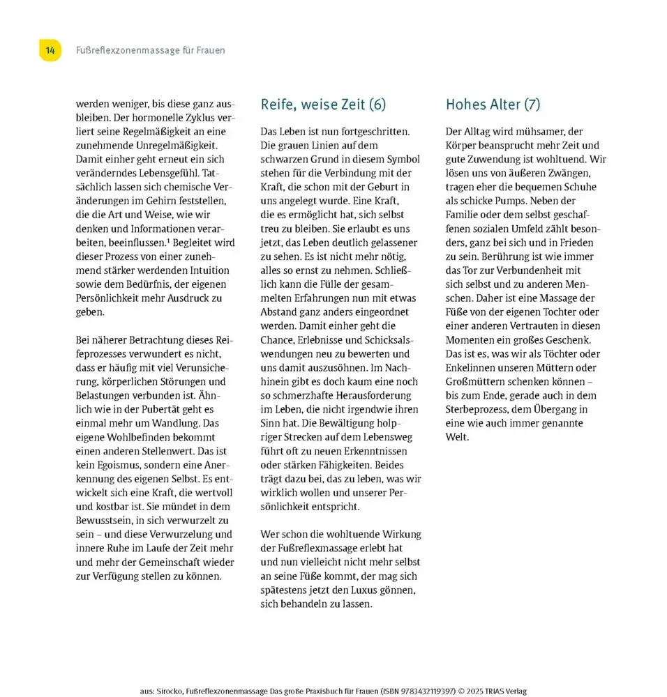 Bild: 9783432119397 | Fußreflexzonenmassage - Das große Praxisbuch für Frauen | Taschenbuch