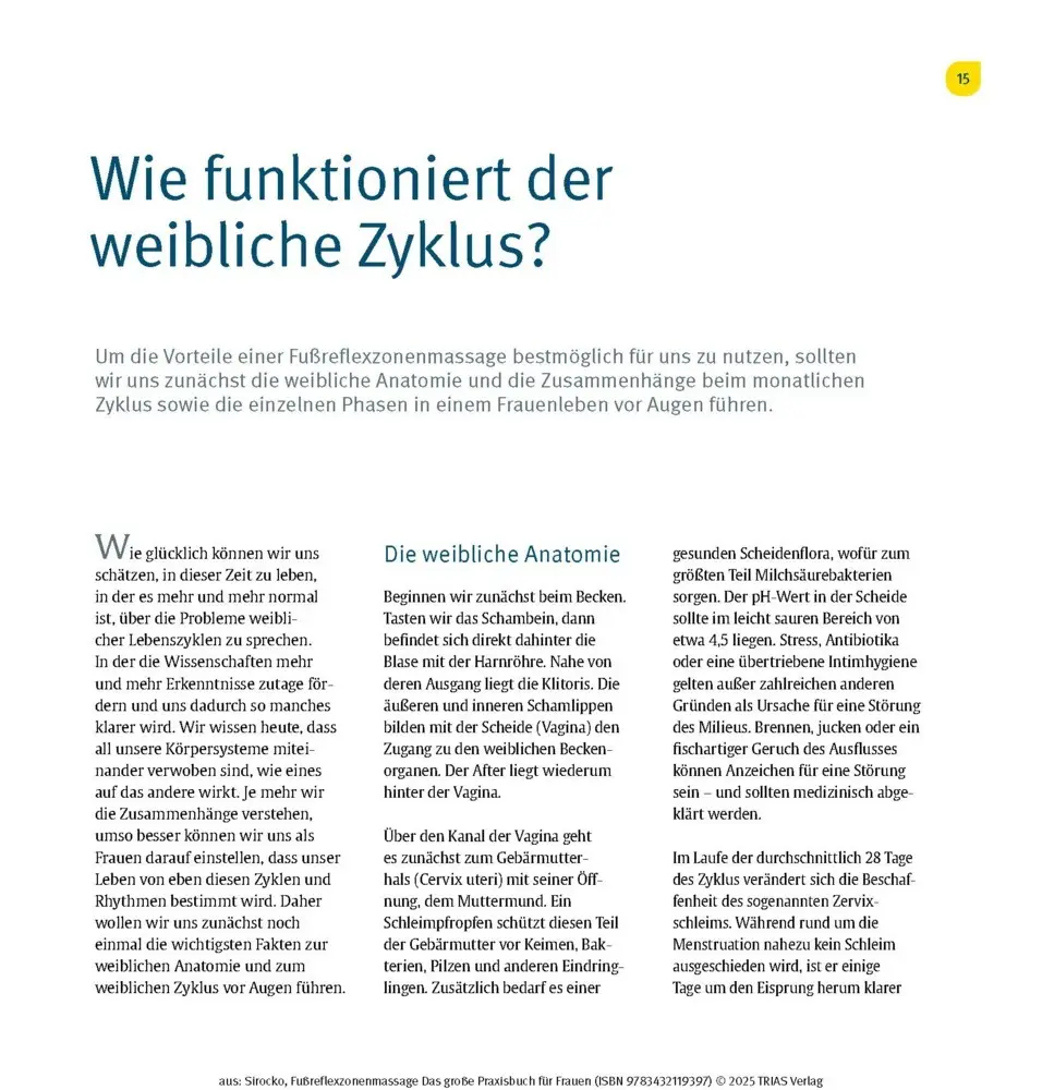 Bild: 9783432119397 | Fußreflexzonenmassage - Das große Praxisbuch für Frauen | Taschenbuch