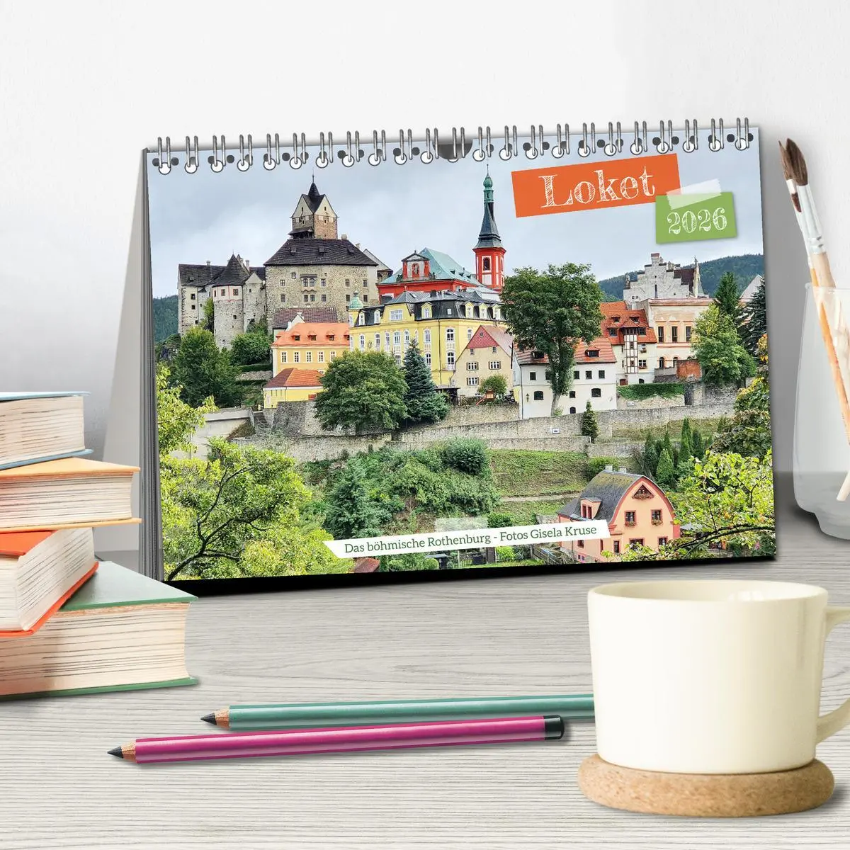 Bild: 9783457419397 | Loket - Das böhmische Rothenburg (Tischkalender 2026 DIN A5 quer),...