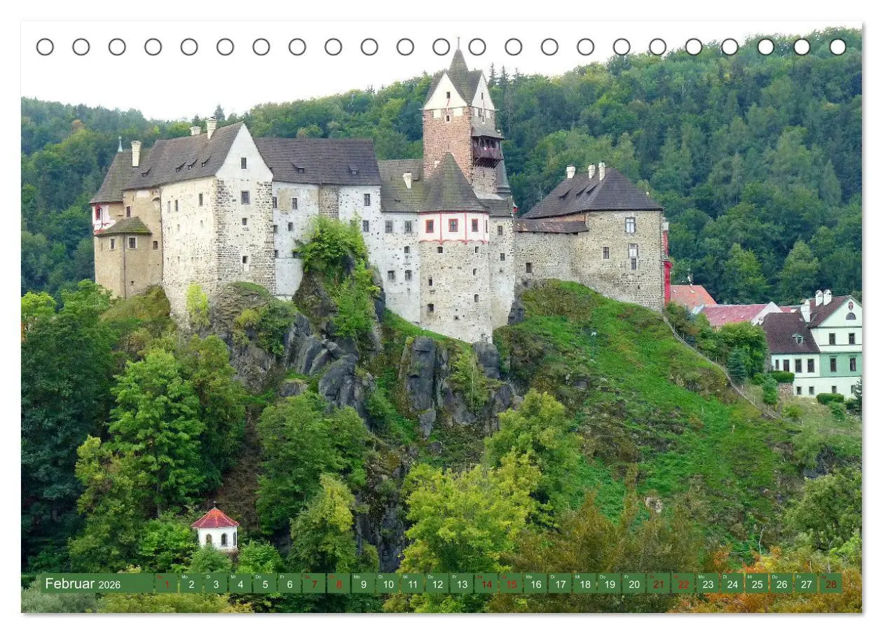 Bild: 9783457419397 | Loket - Das böhmische Rothenburg (Tischkalender 2026 DIN A5 quer),...