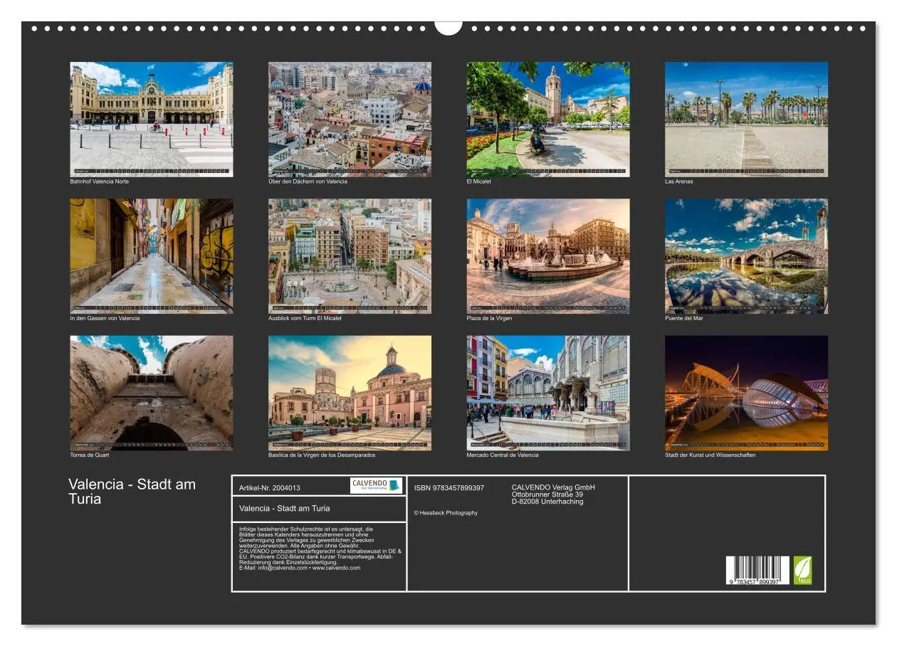 Bild: 9783457899397 | Valencia - Stadt am Turia (Wandkalender 2026 DIN A2 quer), CALVENDO...