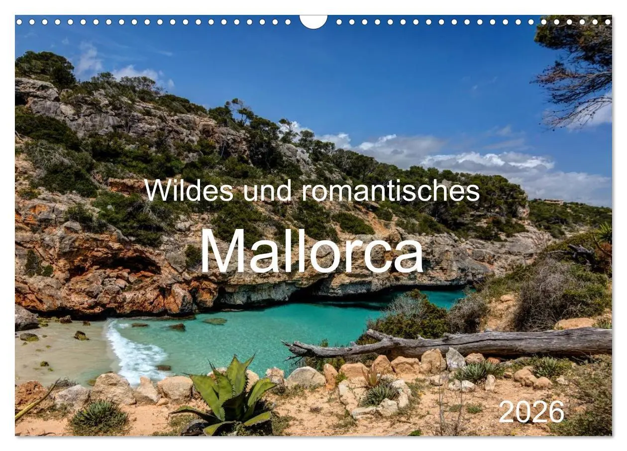 Cover: 9783516059397 | Wildes und romantisches Mallorca (Wandkalender 2026 DIN A3 quer),...