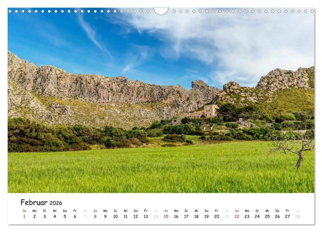 Bild: 9783516059397 | Wildes und romantisches Mallorca (Wandkalender 2026 DIN A3 quer),...