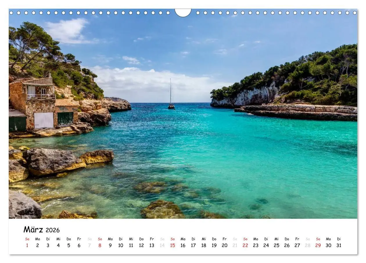 Bild: 9783516059397 | Wildes und romantisches Mallorca (Wandkalender 2026 DIN A3 quer),...