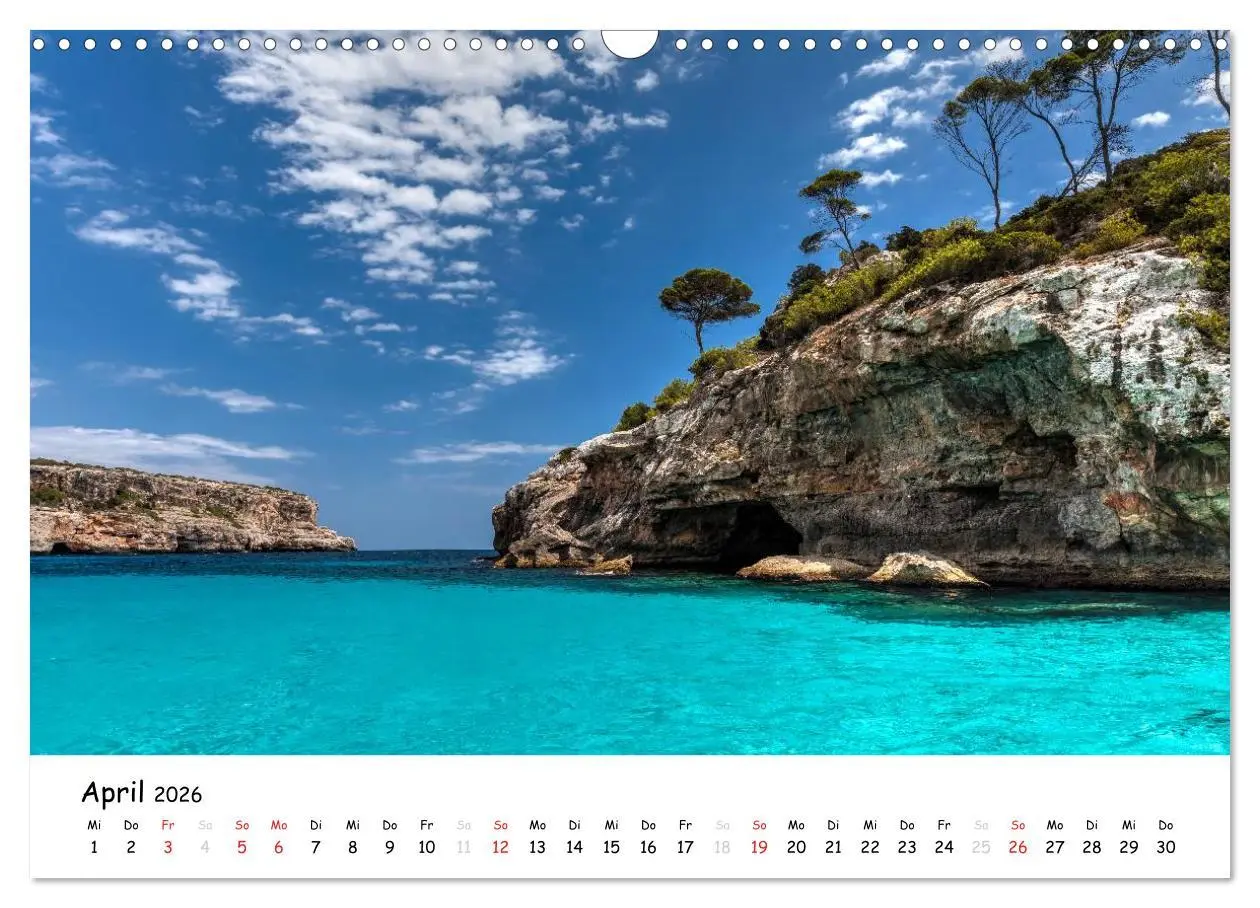 Bild: 9783516059397 | Wildes und romantisches Mallorca (Wandkalender 2026 DIN A3 quer),...