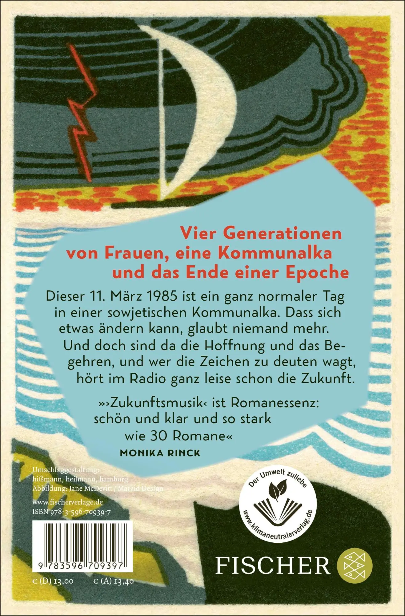 Rückseite: 9783596709397 | Zukunftsmusik | Roman | Katerina Poladjan | Taschenbuch | 192 S.
