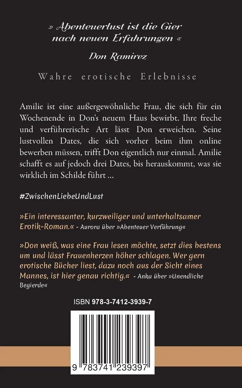 Rückseite: 9783741239397 | Abenteuer Verführung | Don Ramirez | Taschenbuch | 264 S. | Deutsch