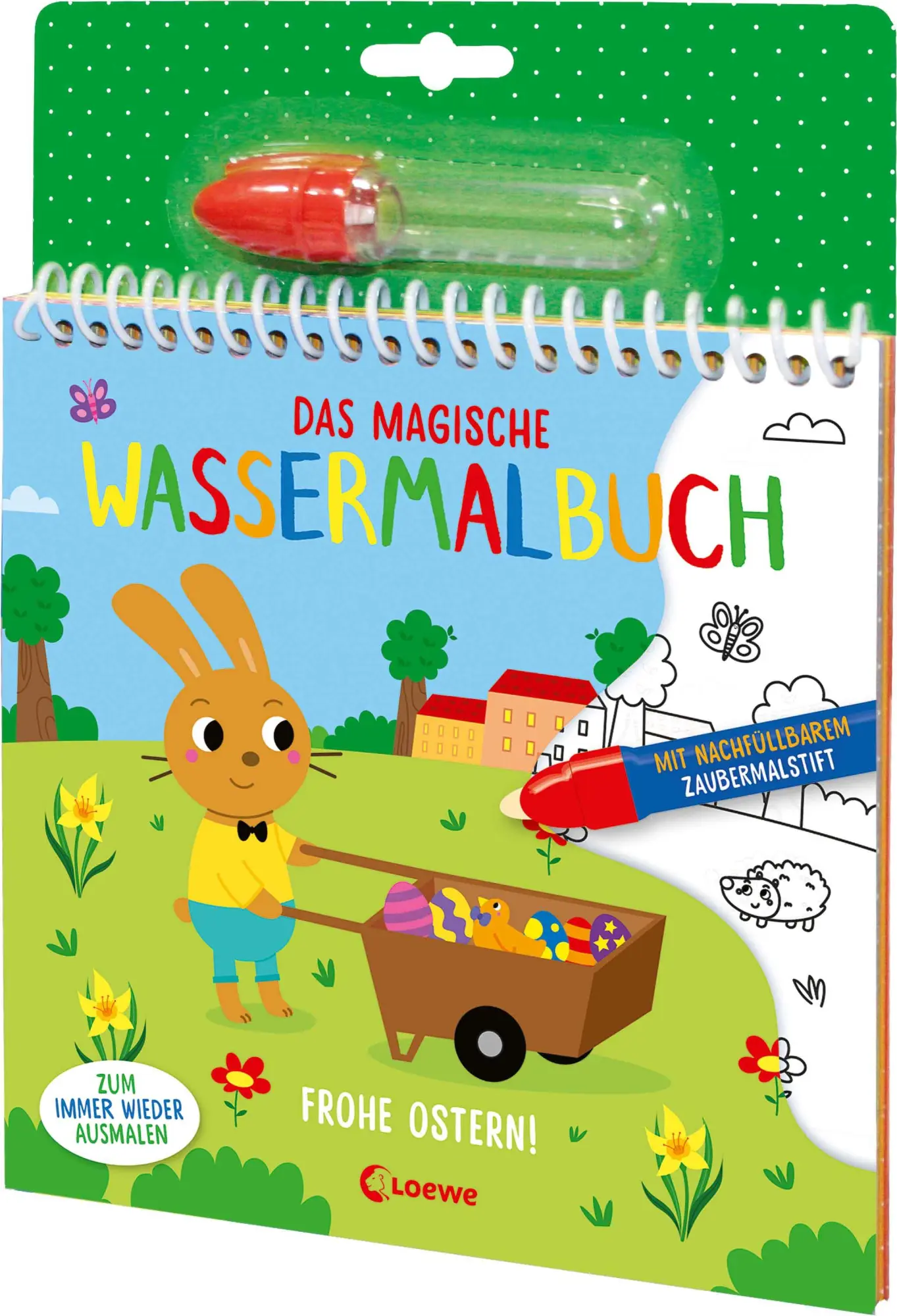 Cover: 9783743219397 | Das magische Wassermalbuch - Frohe Ostern! | Svenja Pidde | Buch