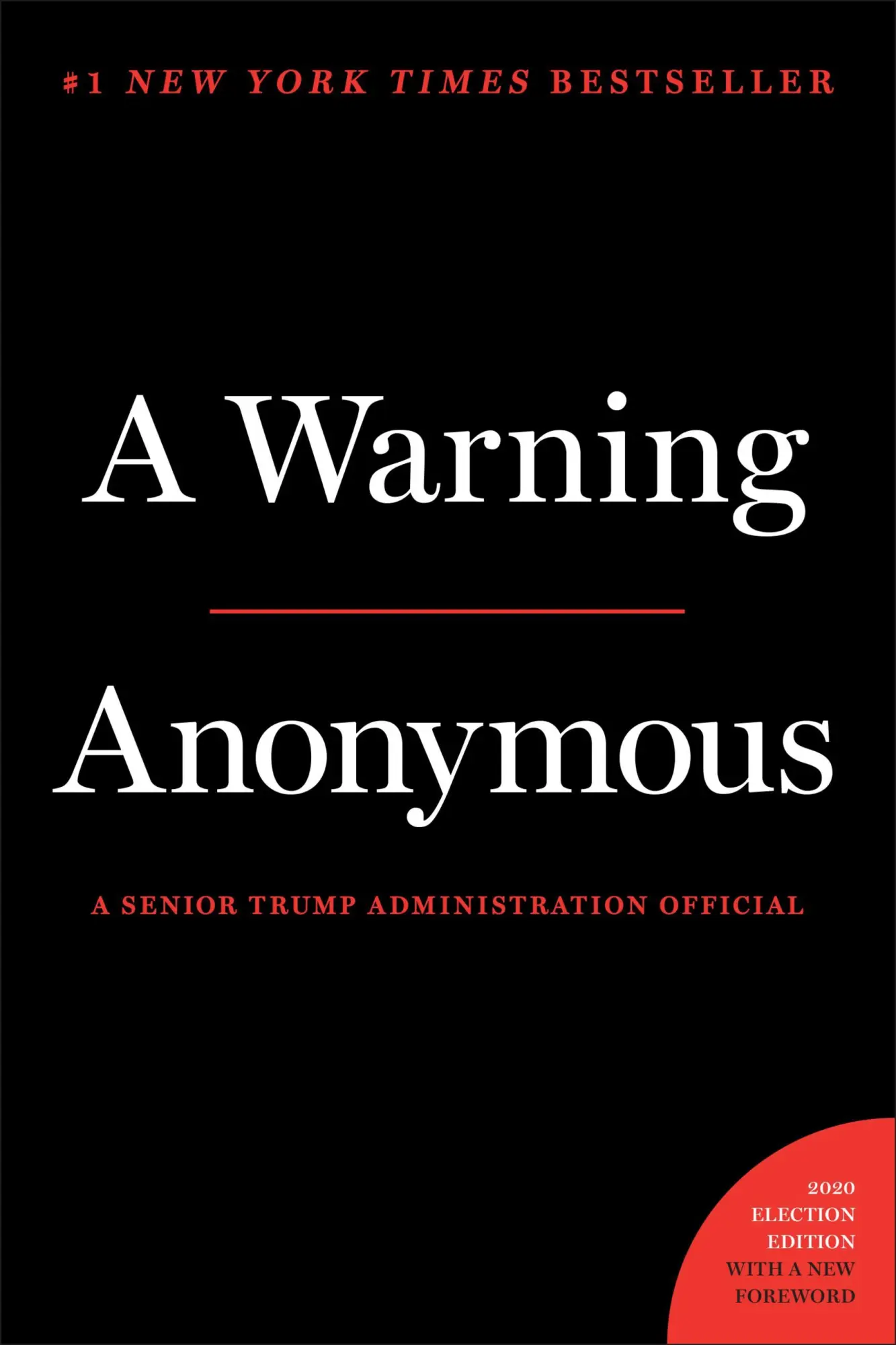 Cover: 9781538719497 | A Warning | Anonymous | Taschenbuch | Englisch | 2020