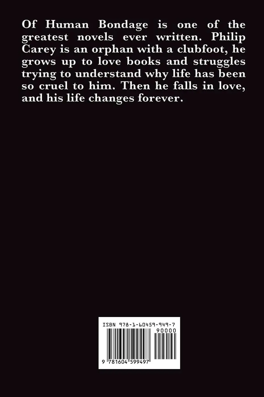 Rückseite: 9781604599497 | Of Human Bondage | W. Somerset Maugham | Taschenbuch | Englisch | 2010