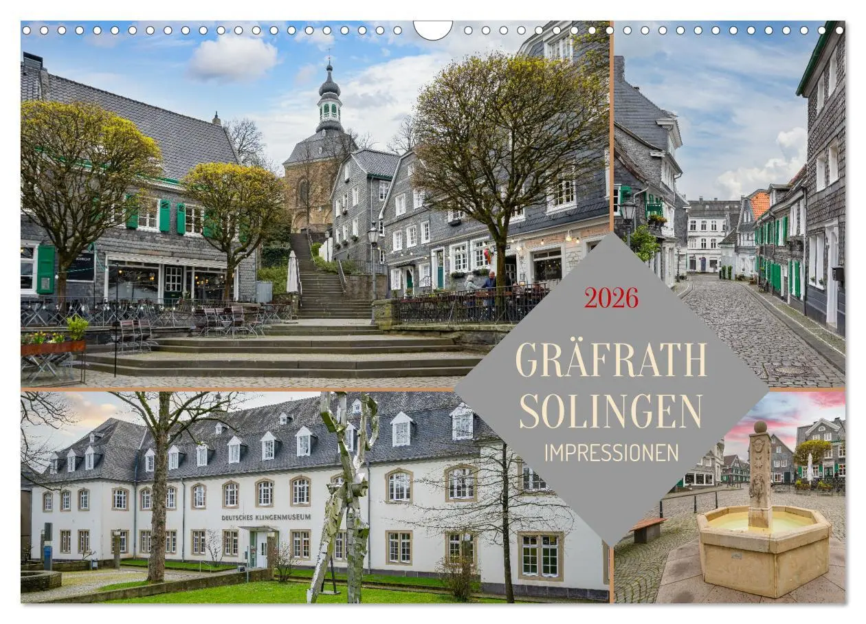 Cover: 9783457409497 | Solingen-Gräfrath Impressionen (Wandkalender 2026 DIN A3 quer),...