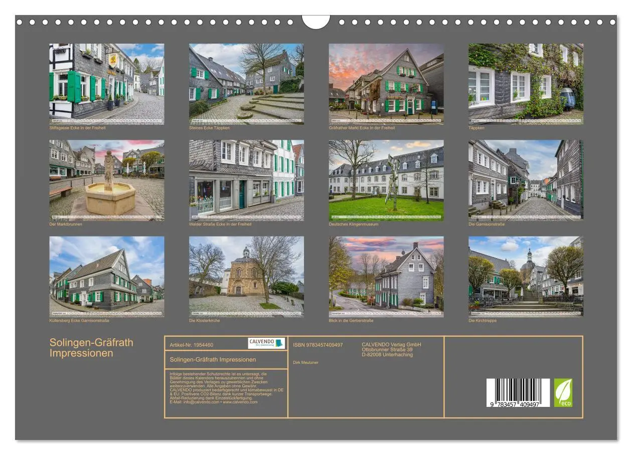 Bild: 9783457409497 | Solingen-Gräfrath Impressionen (Wandkalender 2026 DIN A3 quer),...