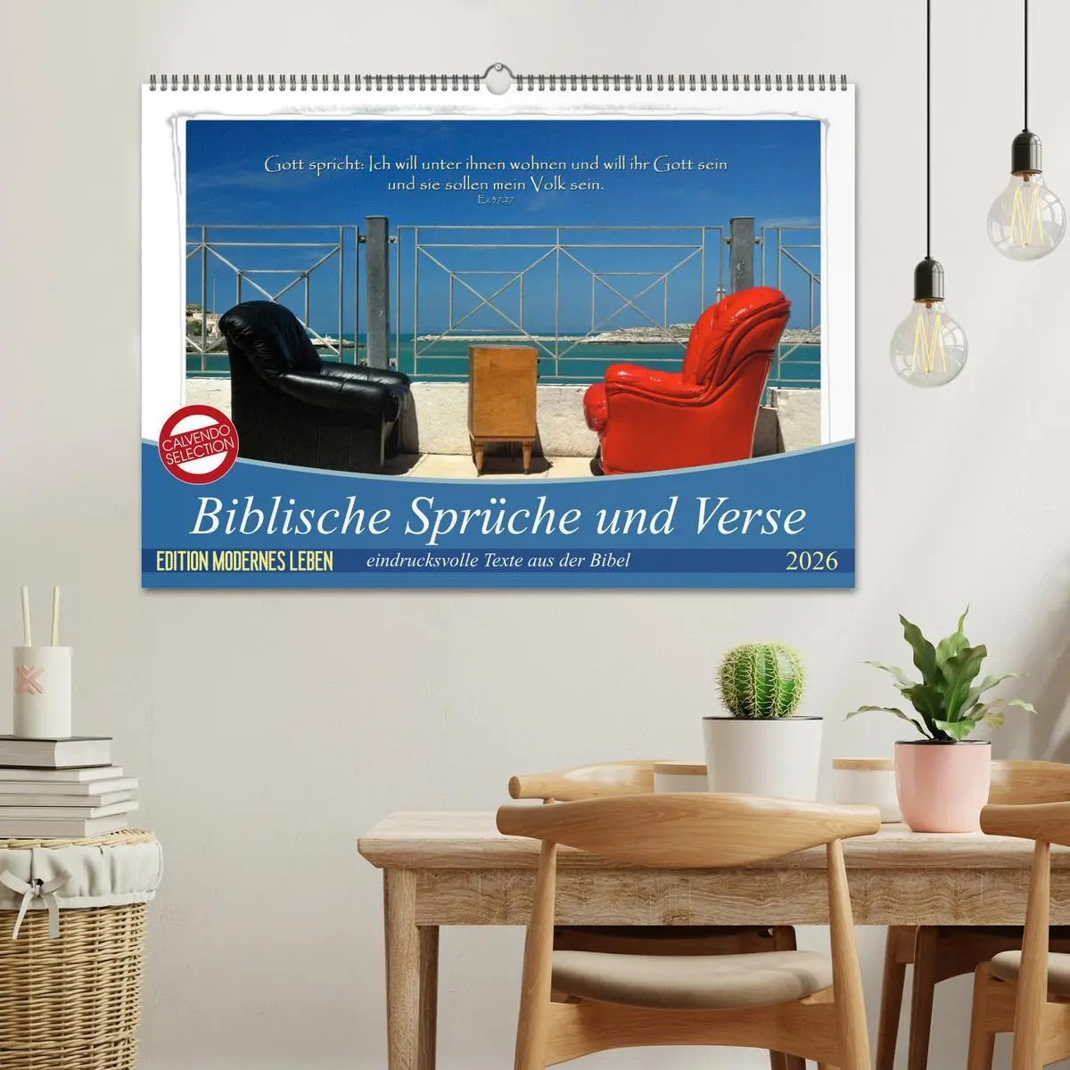 Bild: 9783457889497 | Biblische Sprüche und Verse (Wandkalender 2026 DIN A2 quer),...