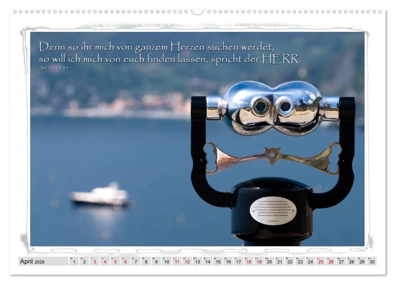 Bild: 9783457889497 | Biblische Sprüche und Verse (Wandkalender 2026 DIN A2 quer),...