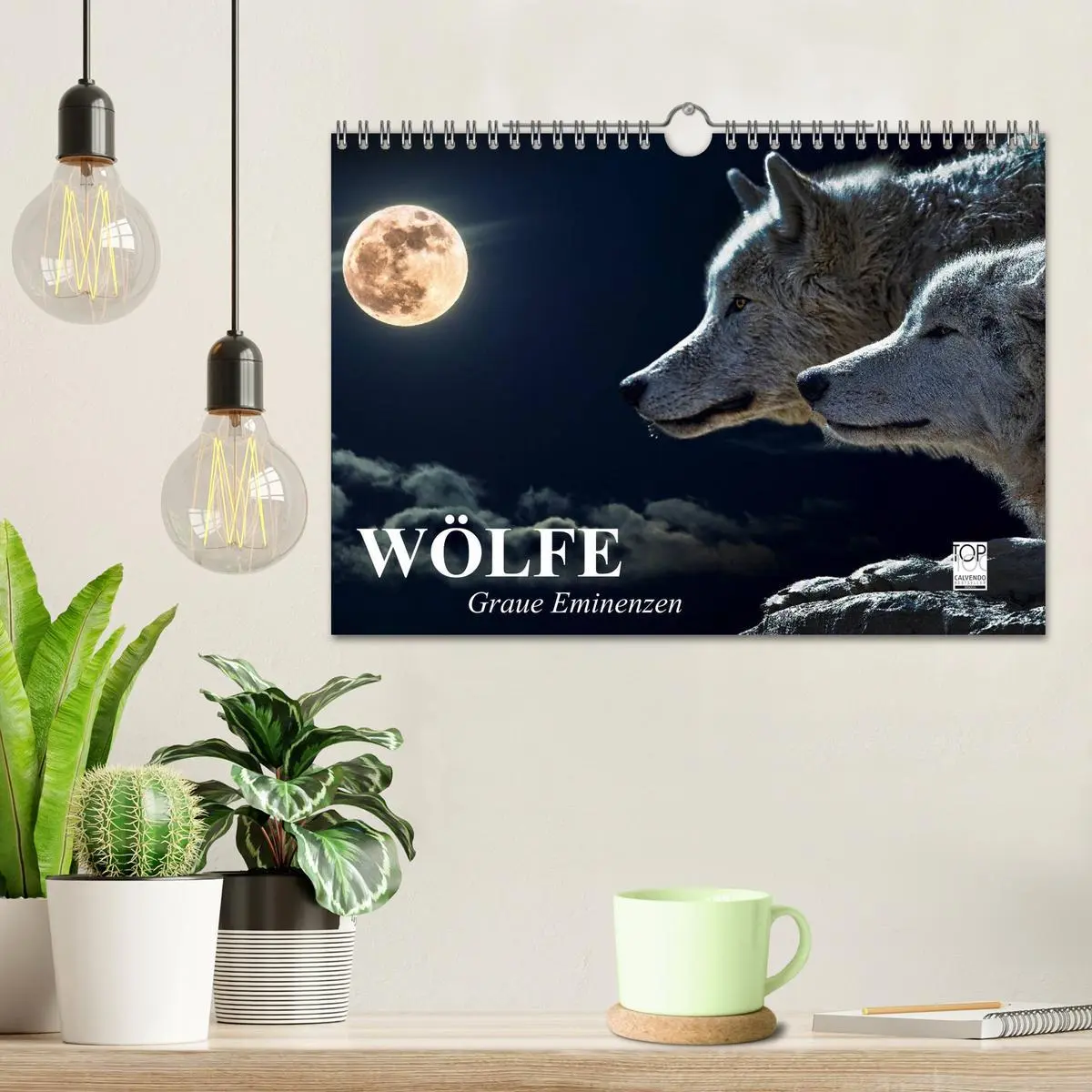 Bild: 9783516049497 | Wölfe. Graue Eminenzen (Wandkalender 2026 DIN A4 quer), CALVENDO...