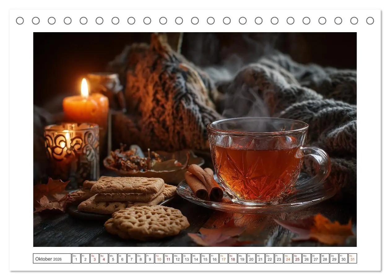 Bild: 9783516739497 | Nostalgische Teestunden (Tischkalender 2026 DIN A5 quer), CALVENDO...