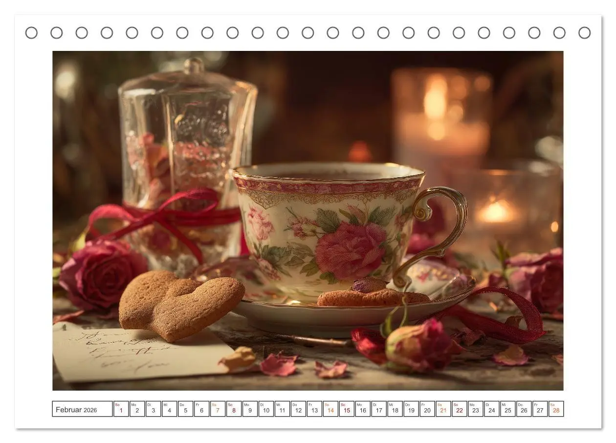 Bild: 9783516739497 | Nostalgische Teestunden (Tischkalender 2026 DIN A5 quer), CALVENDO...