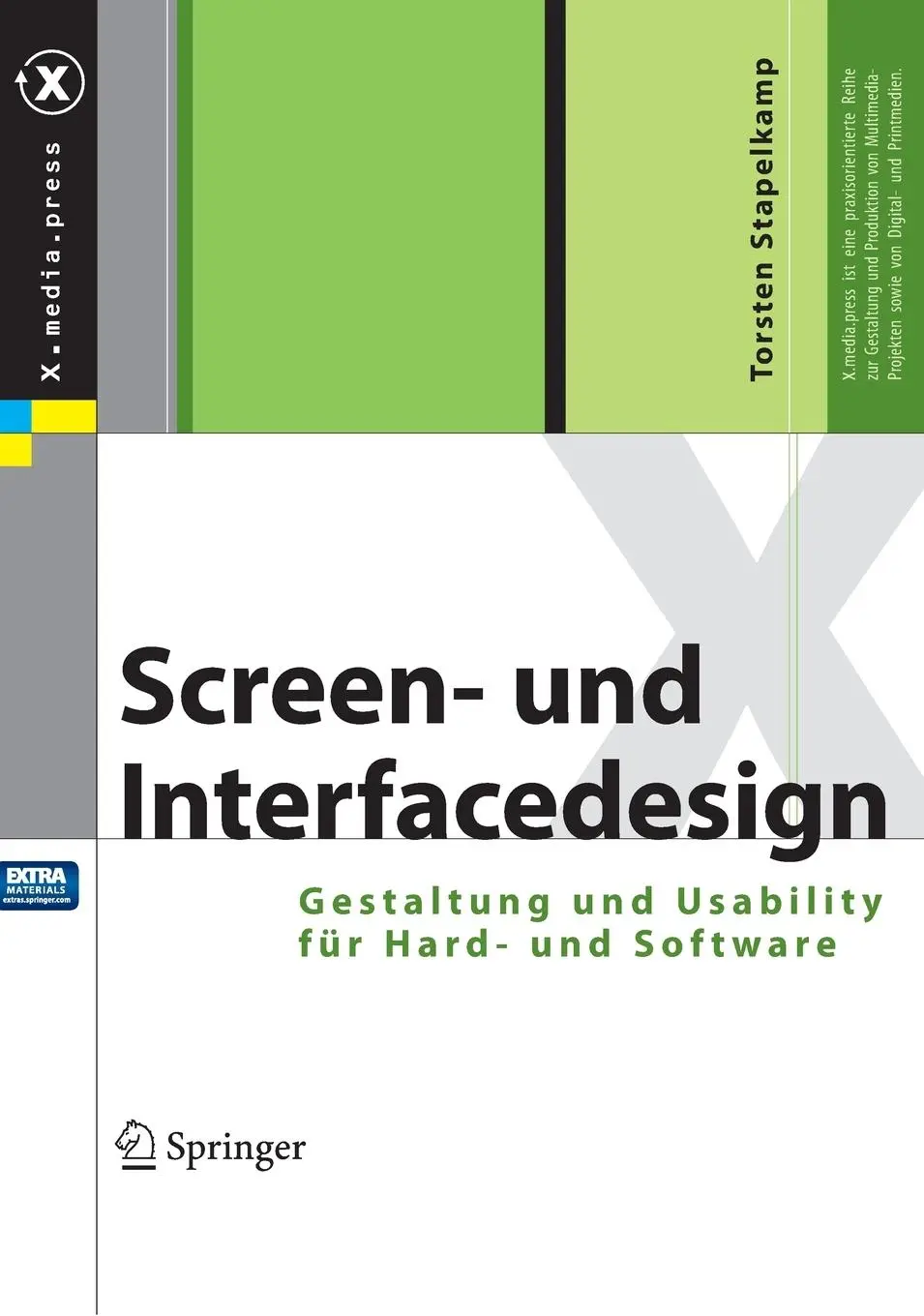 Cover: 9783540329497 | Screen- und Interfacedesign | Torsten Stapelkamp | Buch | xi | Deutsch