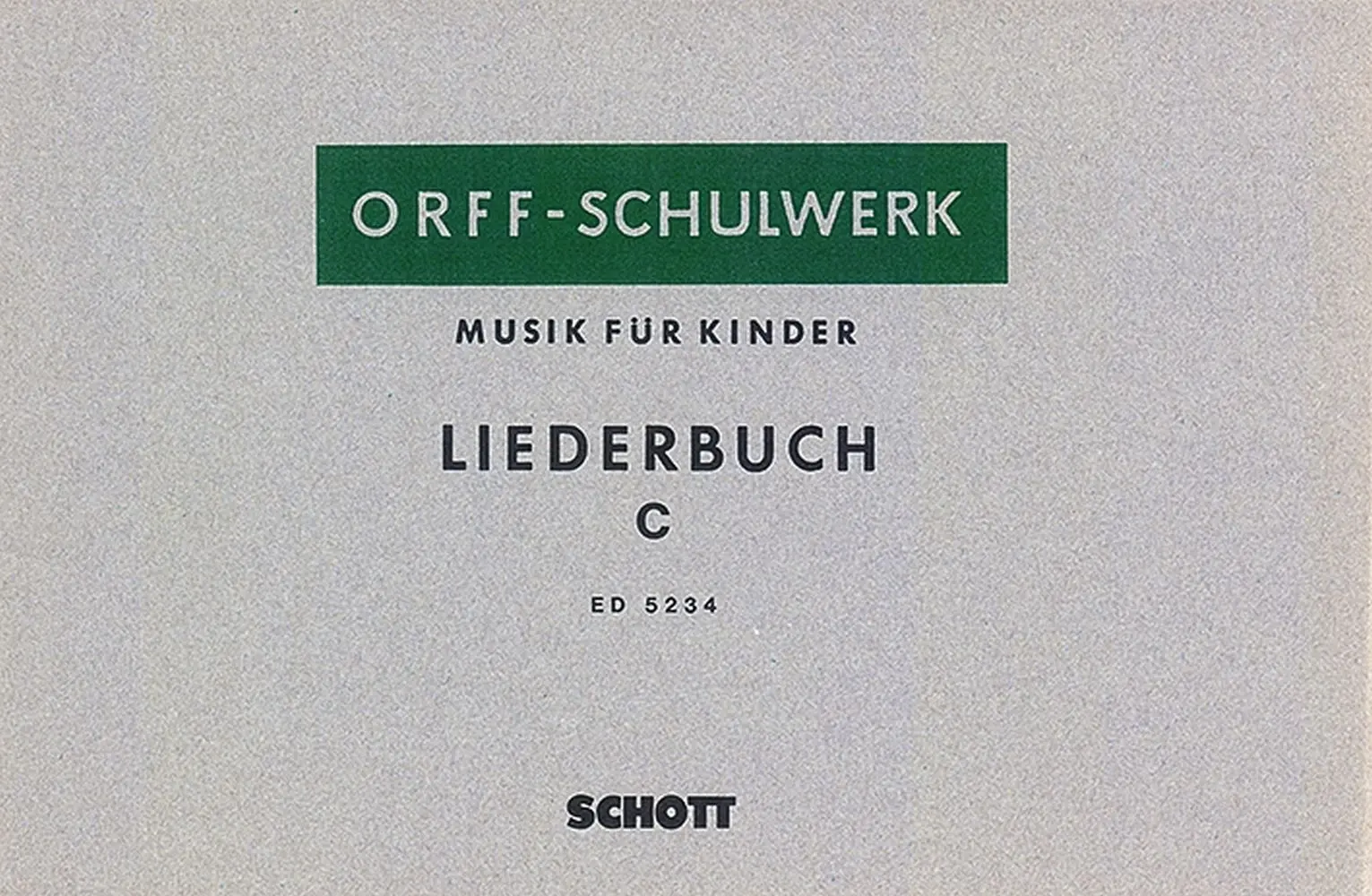 Cover: 9790001059497 | Musik für Kinder für Singstimme und Orff-Instrumente Sing- und...