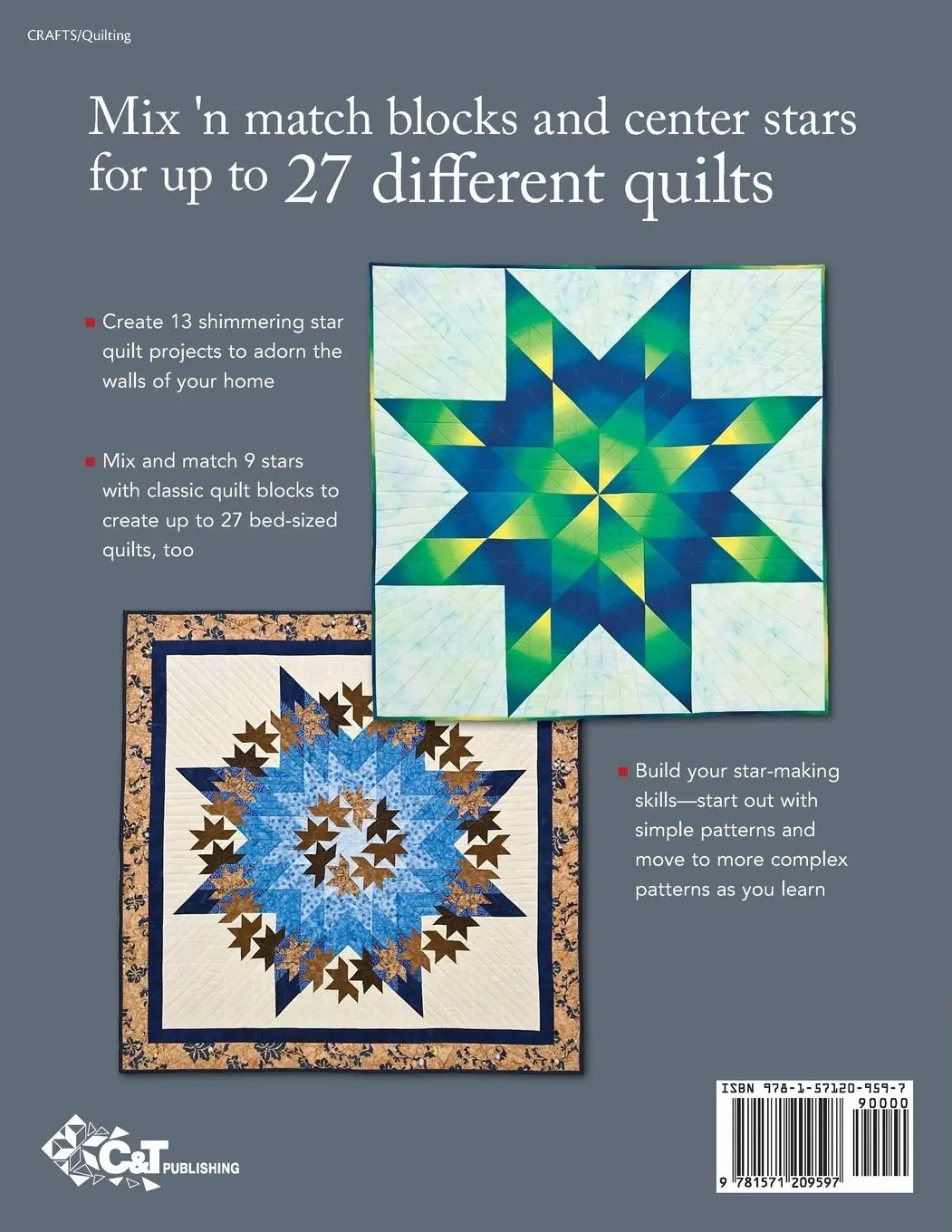Rückseite: 9781571209597 | Star Struck Quilts | Barbara H. Cline | Taschenbuch | Englisch | 2010