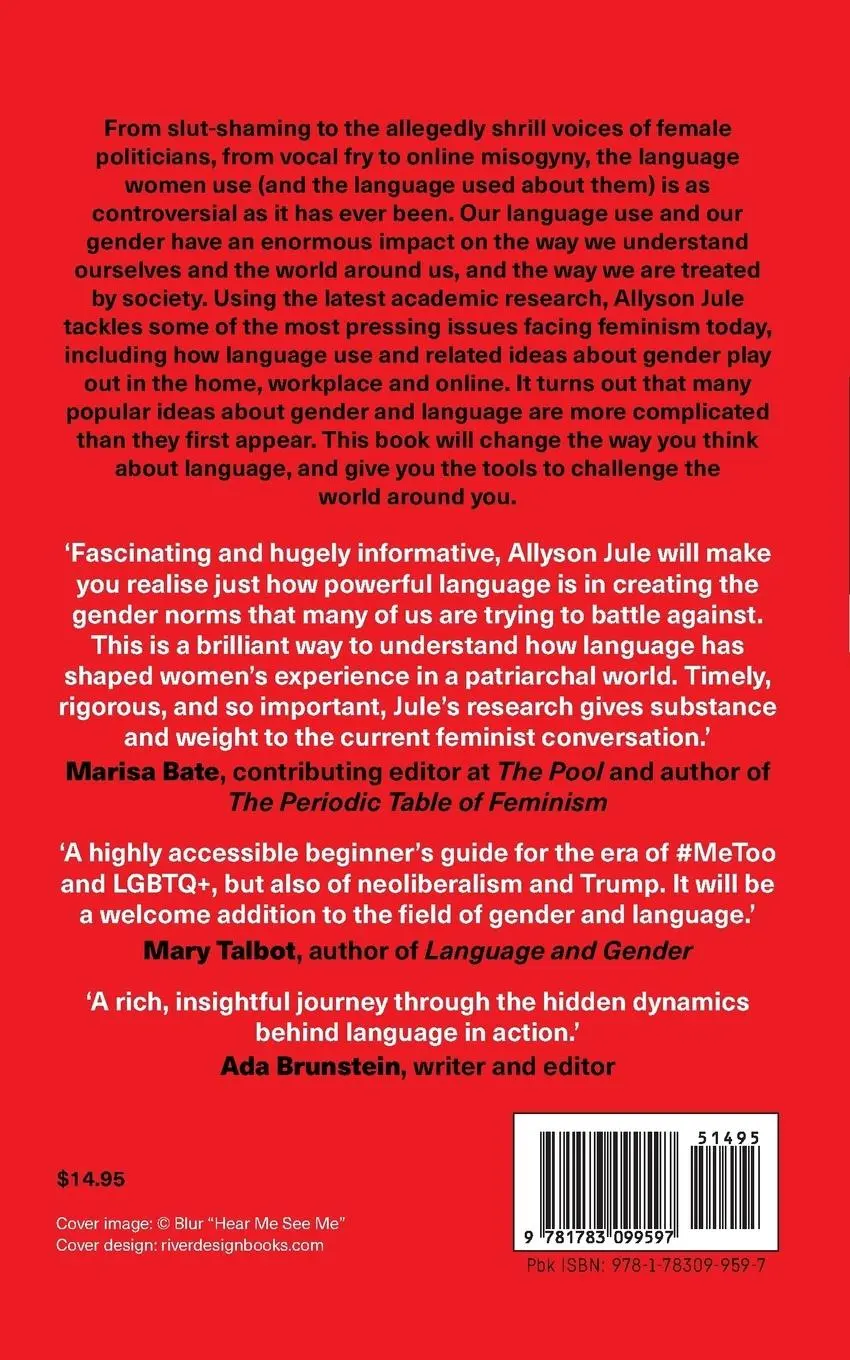 Rückseite: 9781783099597 | Speaking Up | Understanding Language and Gender | Allyson Jule | Buch