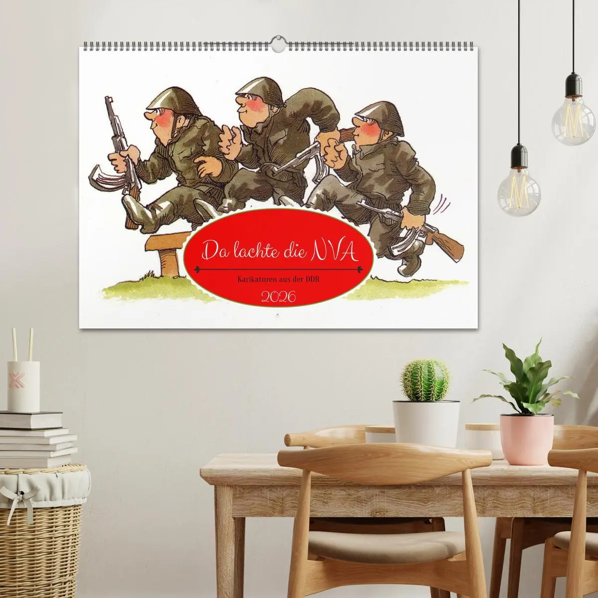 Bild: 9783457259597 | Da lachte die NVA - Karikaturen aus der DDR (Wandkalender 2026 DIN...