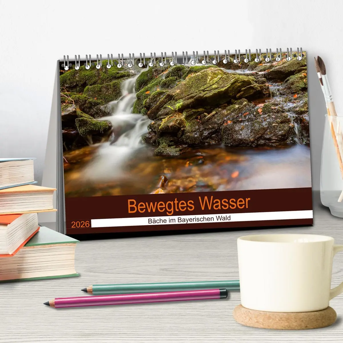 Bild: 9783457639597 | Bewegtes Wasser (Tischkalender 2026 DIN A5 quer), CALVENDO...