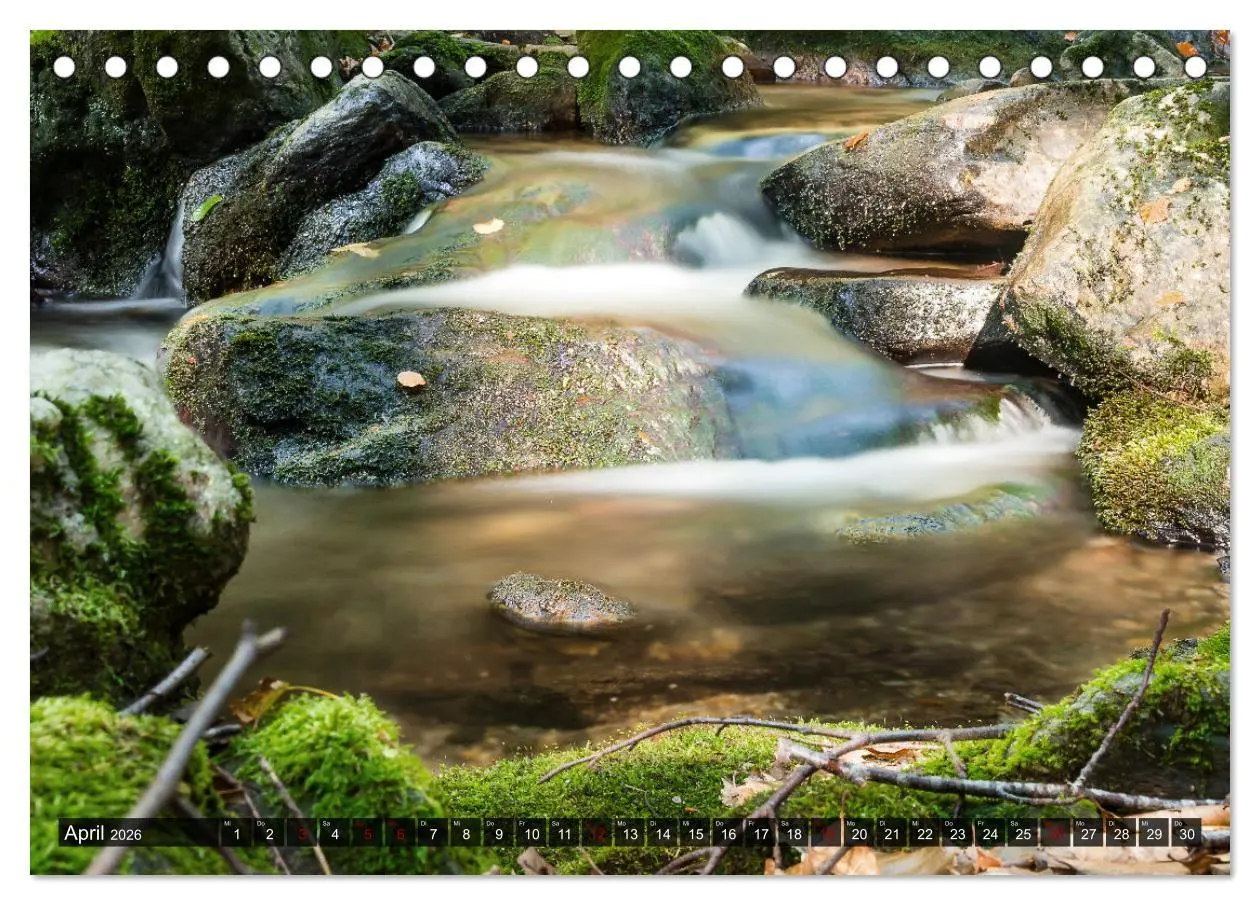Bild: 9783457639597 | Bewegtes Wasser (Tischkalender 2026 DIN A5 quer), CALVENDO...
