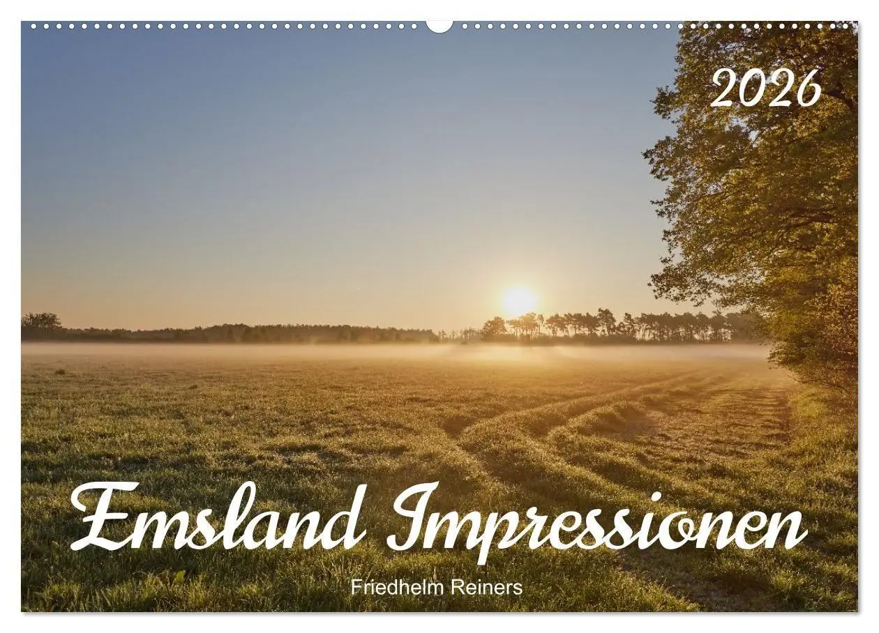 Cover: 9783516729597 | Emsland Impressionen (Wandkalender 2026 DIN A2 quer), CALVENDO...