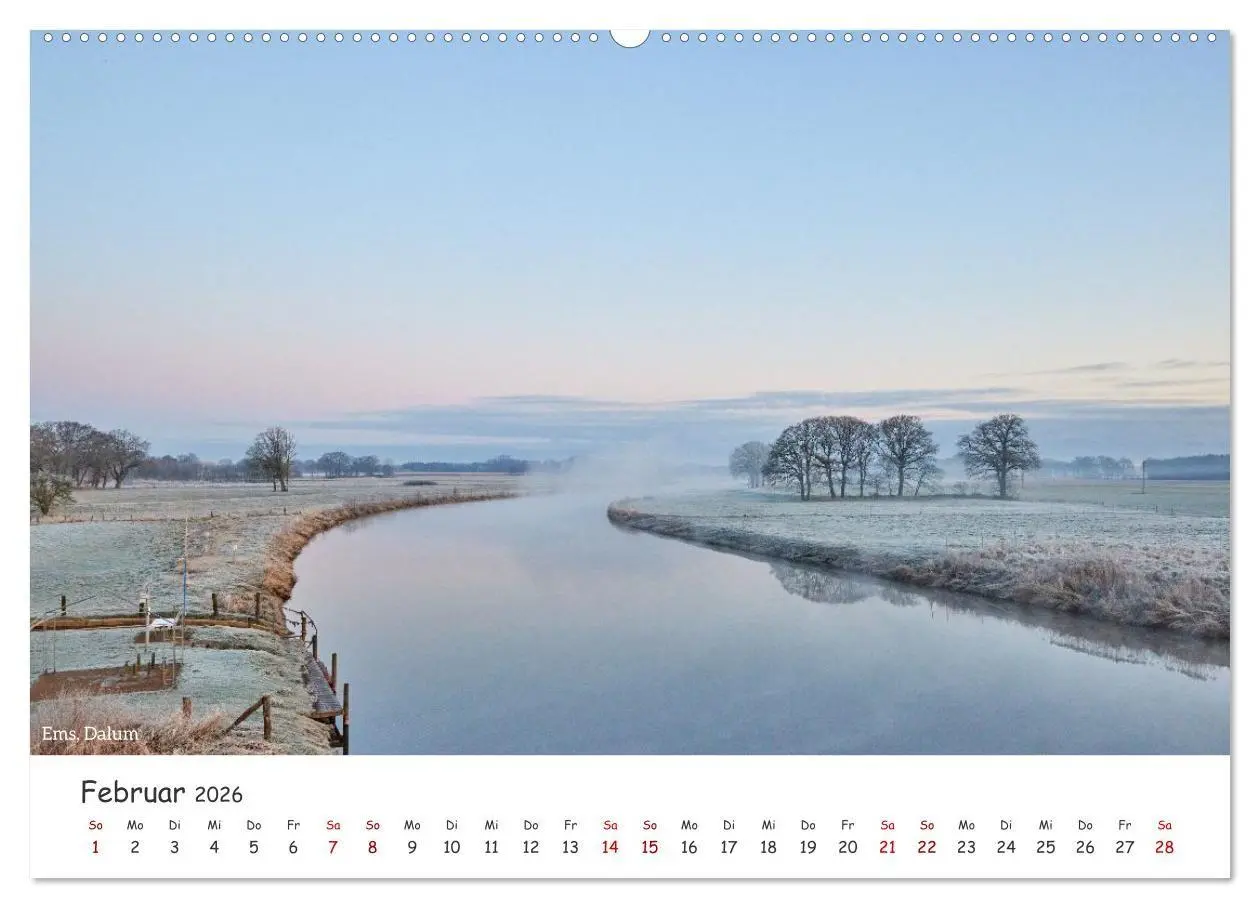 Bild: 9783516729597 | Emsland Impressionen (Wandkalender 2026 DIN A2 quer), CALVENDO...