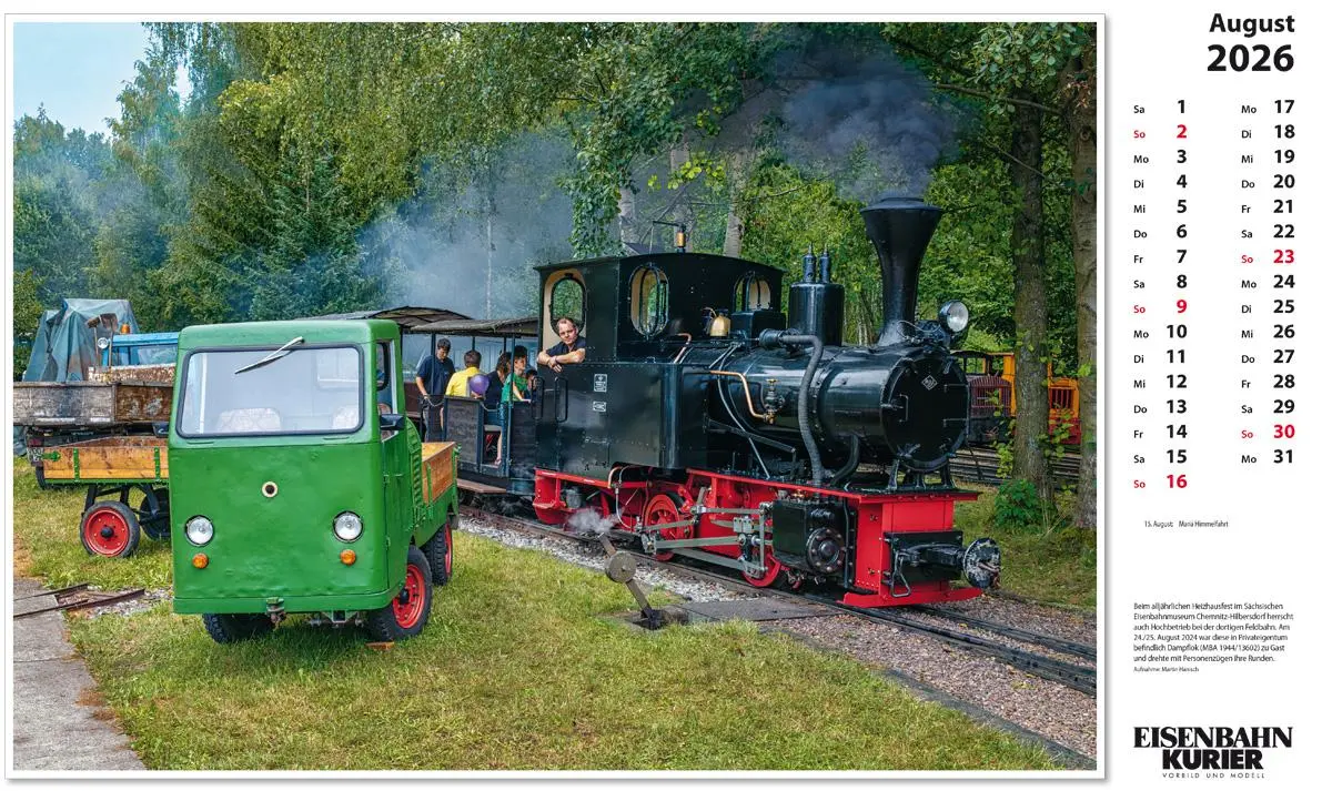 Bild: 9783844659597 | Feldbahnen 2026 | Kalender | 13 S. | Deutsch | 2026 | EK-Verlag