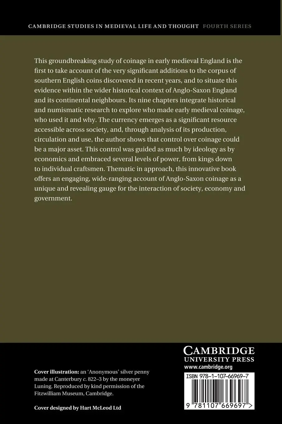 Rückseite: 9781107669697 | Money and Power in Anglo-Saxon England | Rory Naismith | Taschenbuch